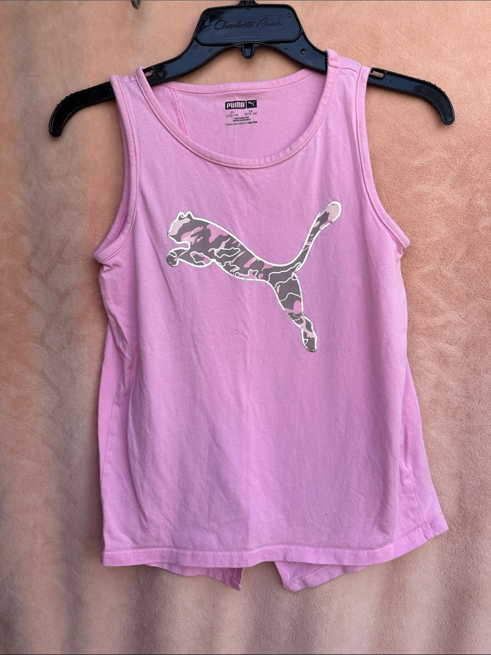 Girls L 12/14 Puma Tank Top
